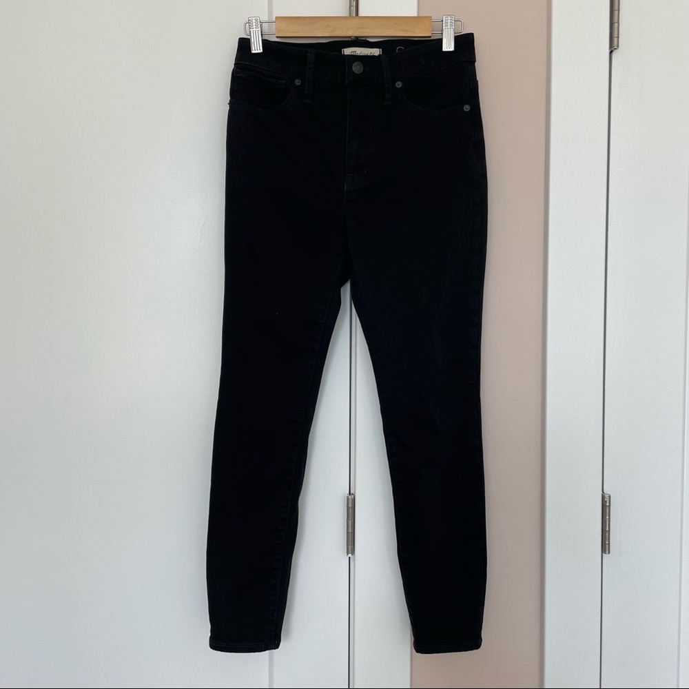 Madewell Curvy High Rise Skinny - Black 28P